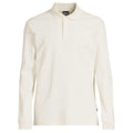 Boss Pado Longsleeve Polo Off White