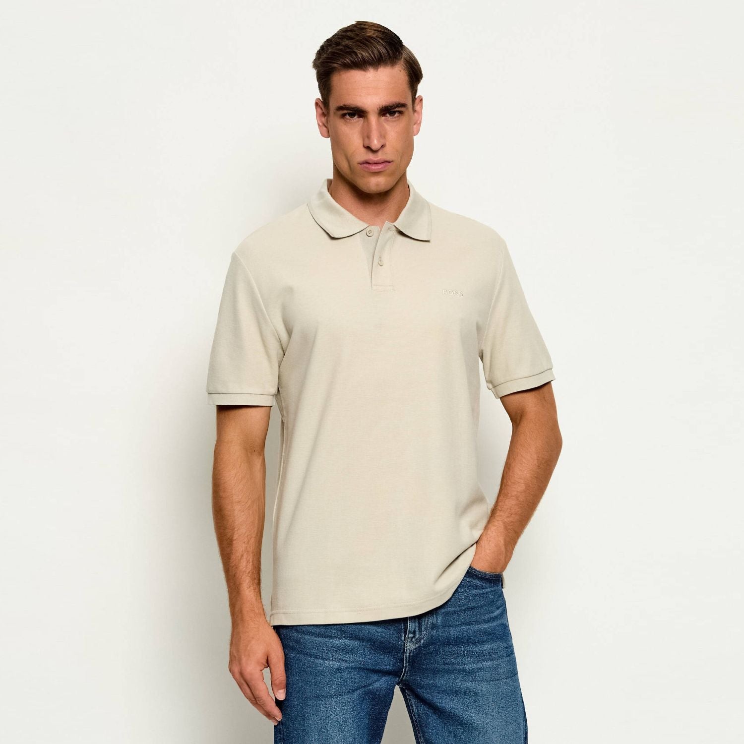 Boss Phoenix Polo Beige