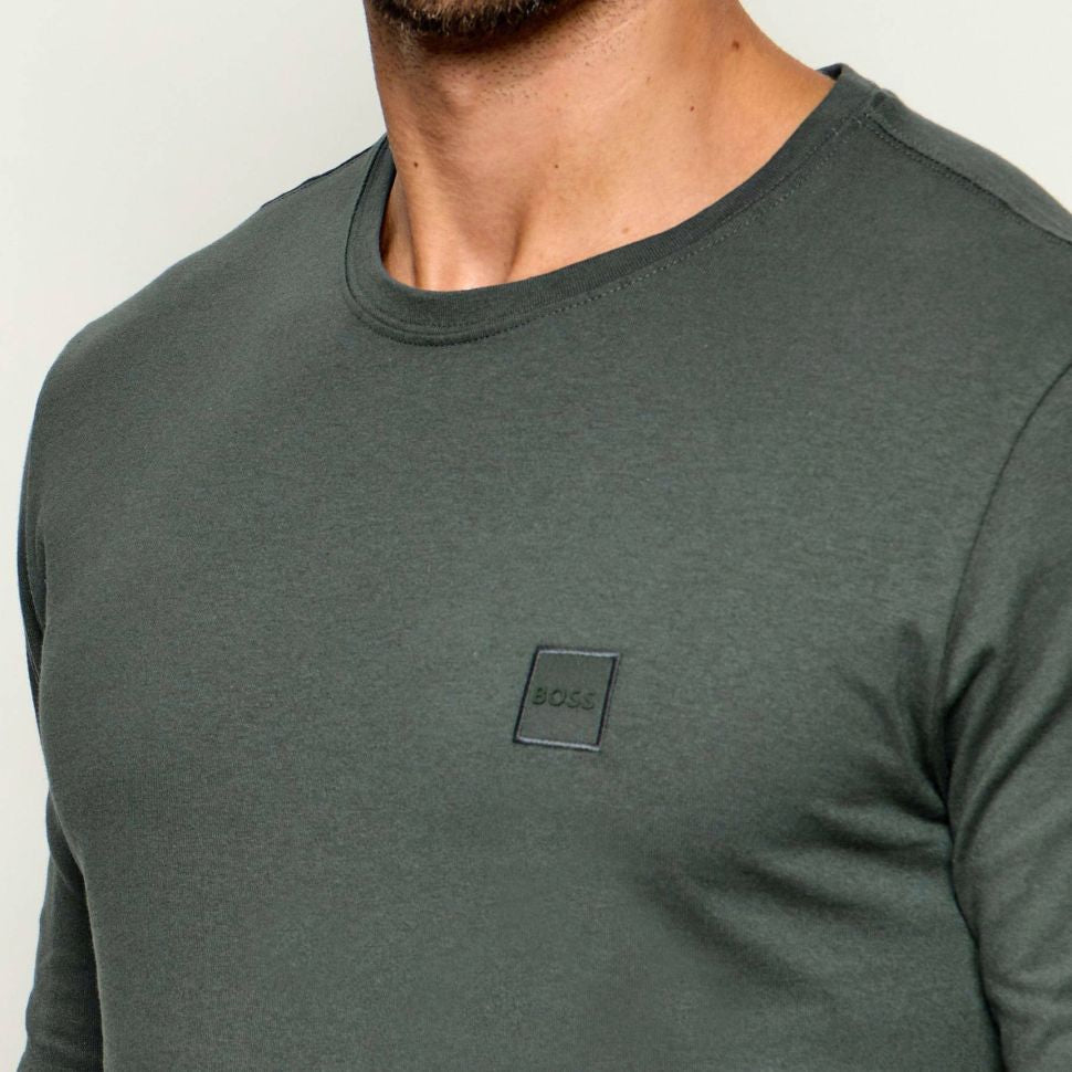 Boss Tacks Longsleeve T-shirt Groen