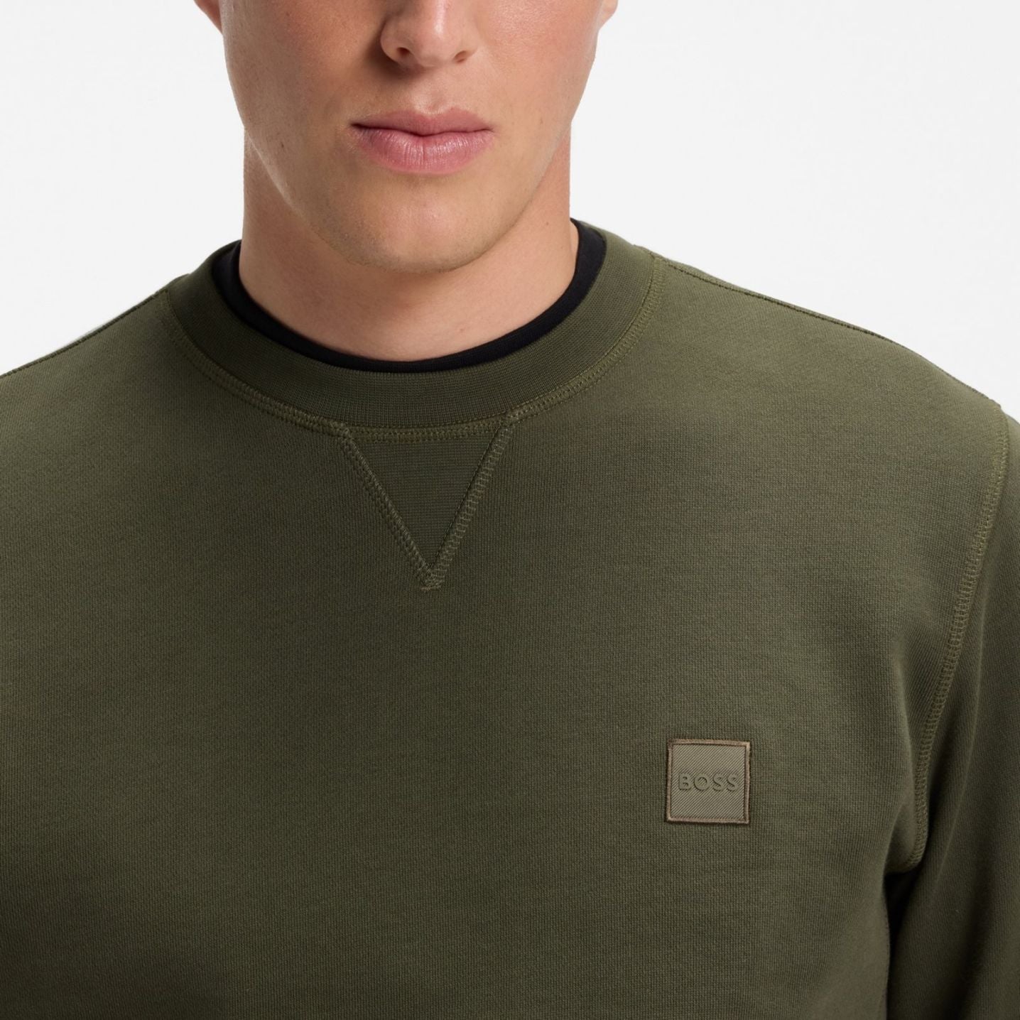 Boss Westart Sweater Donker groen