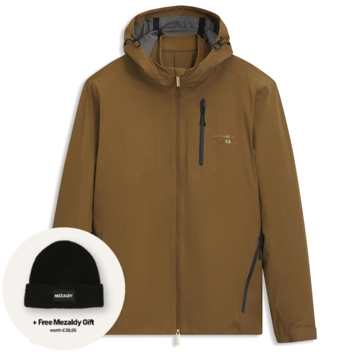 Boss X Porsche 3-in-1 Jas Bruin