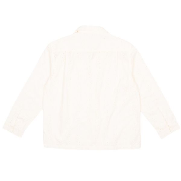 Bram's Fruit Broderie Overhemd Off White