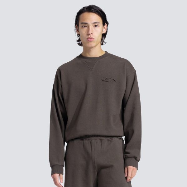 Bram's Fruit Cut & Sew Gardening Sweater Antraciet