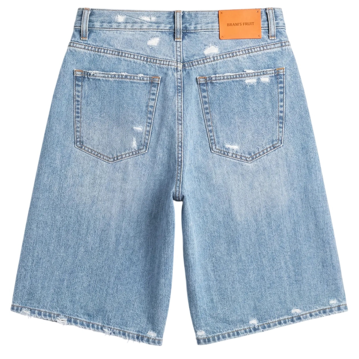Bram’s Fruit Denim Korte Broek Blauw