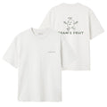 Bram’s Fruit Distressed Big Lemon Outline T-shirt Wit