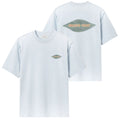 Bram’s Fruit Distressed Leaf T-shirt Licht Blauw