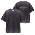 Bram’s Fruit Distressed Leaf T-shirt Zwart