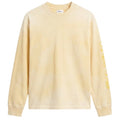 Bram’s Fruit Distressed Script Logo Longsleeve T-shirt Geel