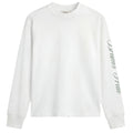 Bram’s Fruit Distressed Script Logo Longsleeve T-shirt Off White