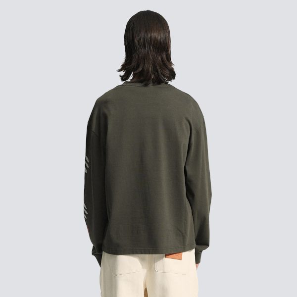Bram's Fruit Flora Longsleeve T-shirt Antraciet