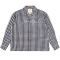 Bram's Fruit Garden Hose Chain Stitch Overshirt Zwart/Wit