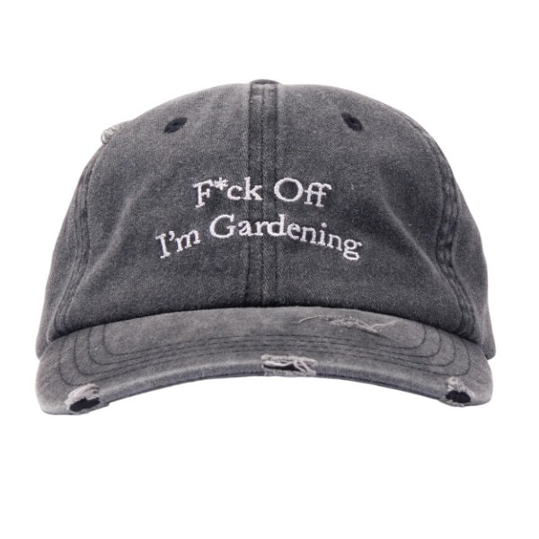 Bram's Fruit Gardening Distressed Cap Antraciet