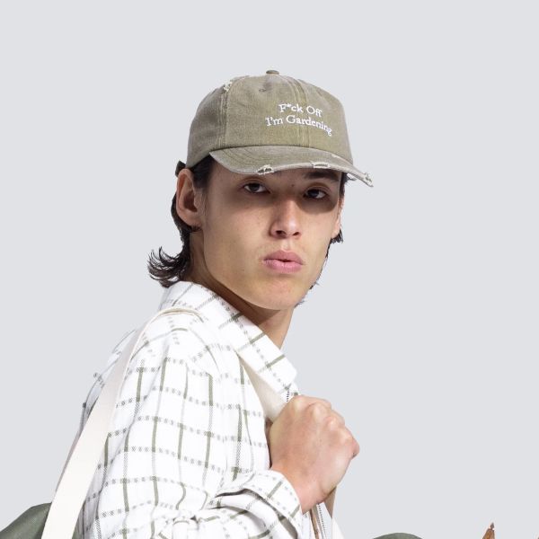 Bram's Fruit Gardening Distressed Cap Donker Groen
