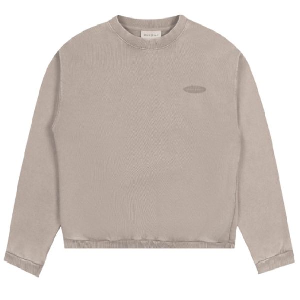 Bram’s Fruit Gardening Distressed Longsleeve T-shirt Beige