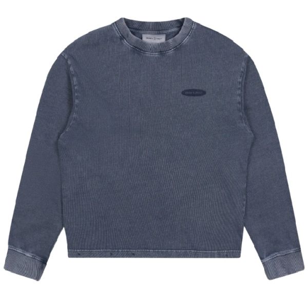 Bram’s Fruit Gardening Distressed Longsleeve T-shirt Donker Blauw