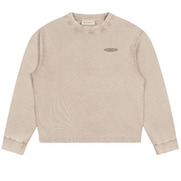 Bram’s Fruit Gardening Distressed Longsleeve T-shirt Beige