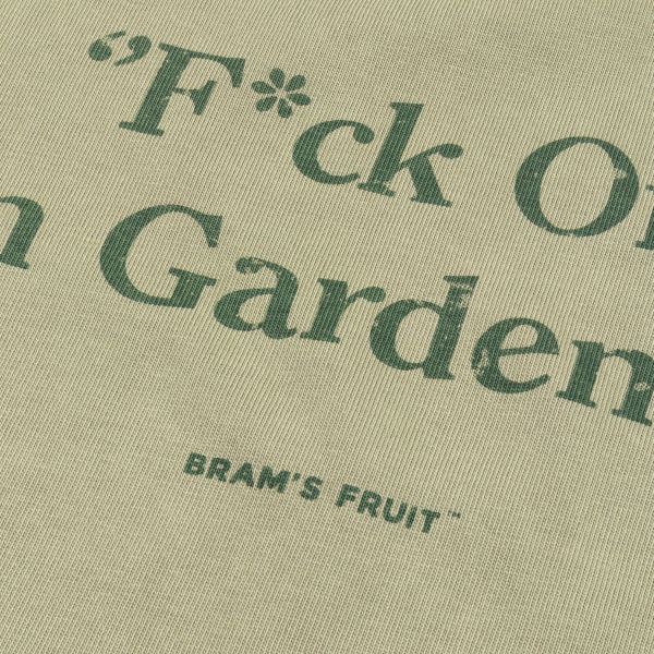 Bram's Fruit Gardening Distressed T-shirt Licht Groen