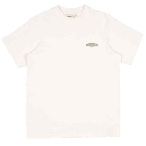 Bram's Fruit Gardening Distressed T-shirt Wit