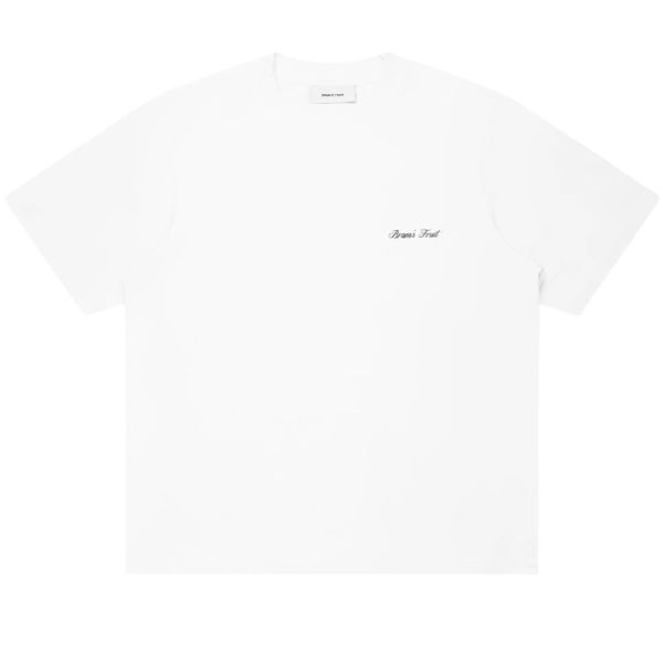Bram’s Fruit Gardening Label T-shirt Wit