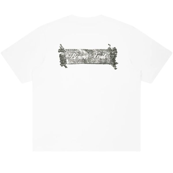 Bram’s Fruit Gardening Label T-shirt Wit