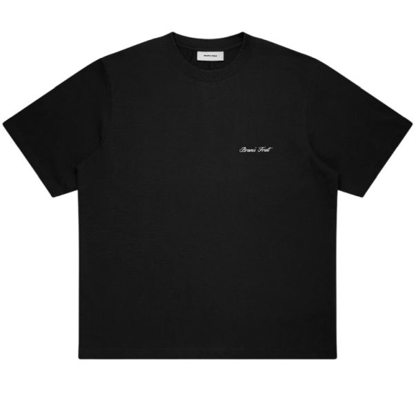 Bram’s Fruit Gardening Label T-shirt Zwart