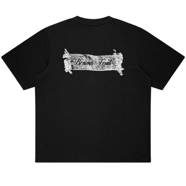 Bram’s Fruit Gardening Label T-shirt Zwart