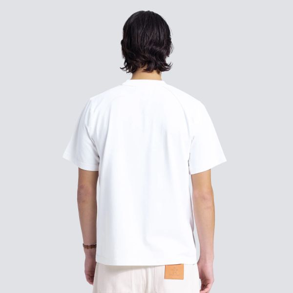 Bram's Fruit Gardening Raglan T-shirt Wit
