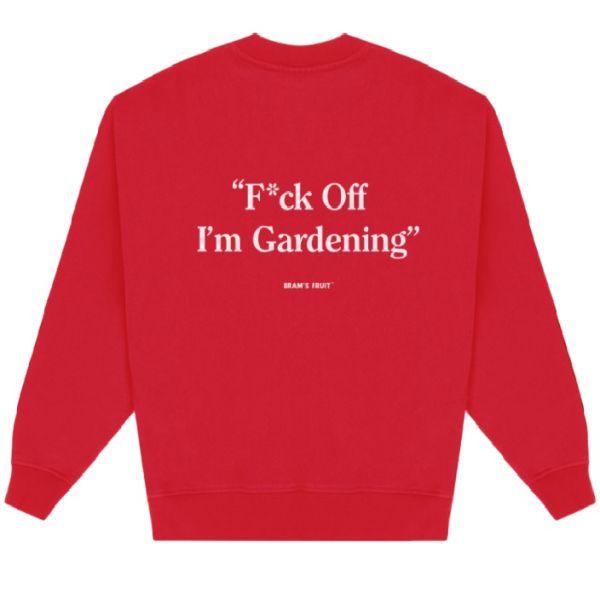 Bram’s Fruit Gardening Sweater Rood