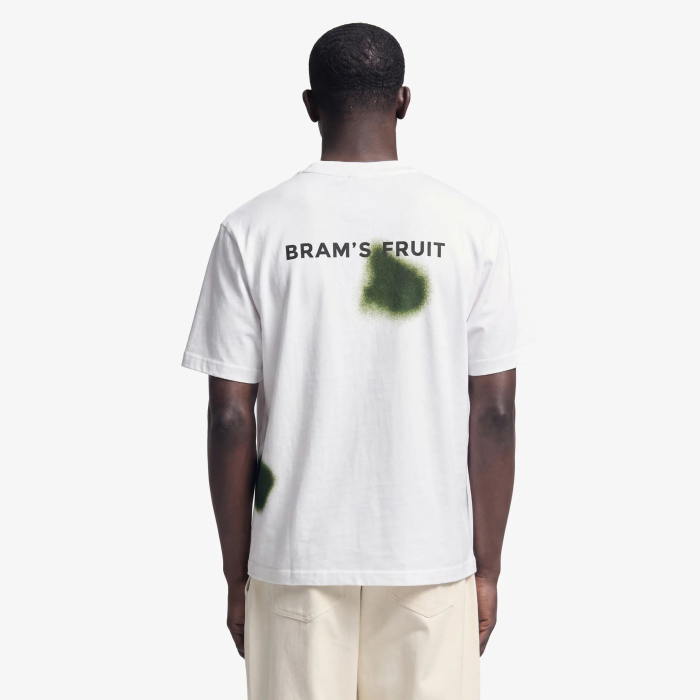 Bram’s Fruit Grass Stain Longsleeve T-shirt Wit