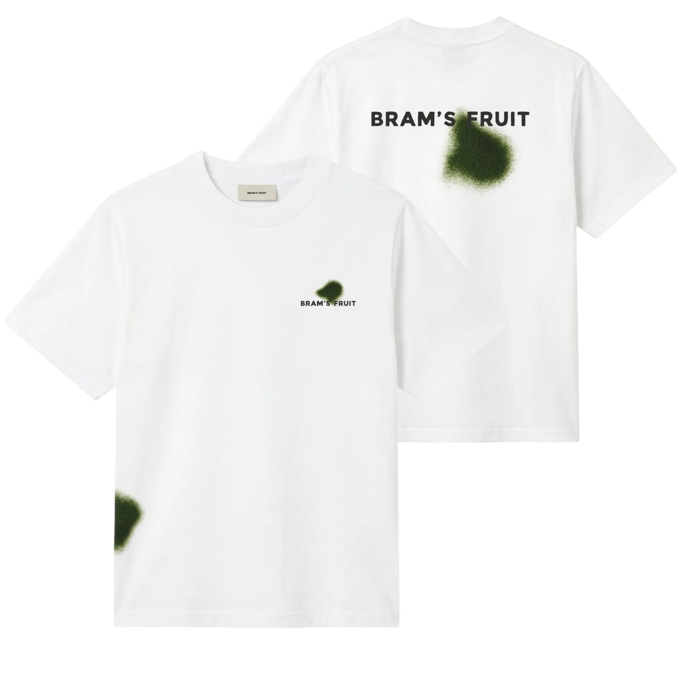 Bram’s Fruit Grass Stain Longsleeve T-shirt Wit