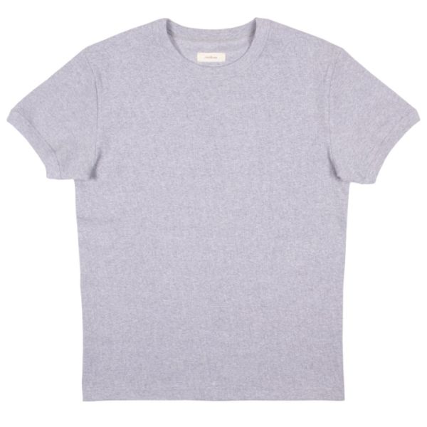 Bram’s Fruit Heavy Rib T-shirt Grijs