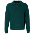Bram's Fruit Lemon Knitted Polo Donker Groen