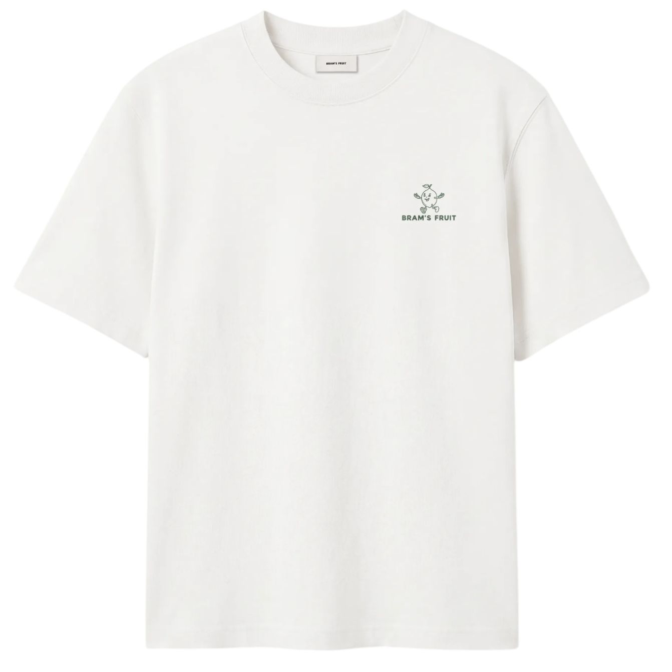 Bram’s Fruit Lemon Outline T-shirt Wit