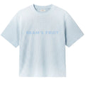 Bram’s Fruit Mesh Logo T-shirt Licht Blauw