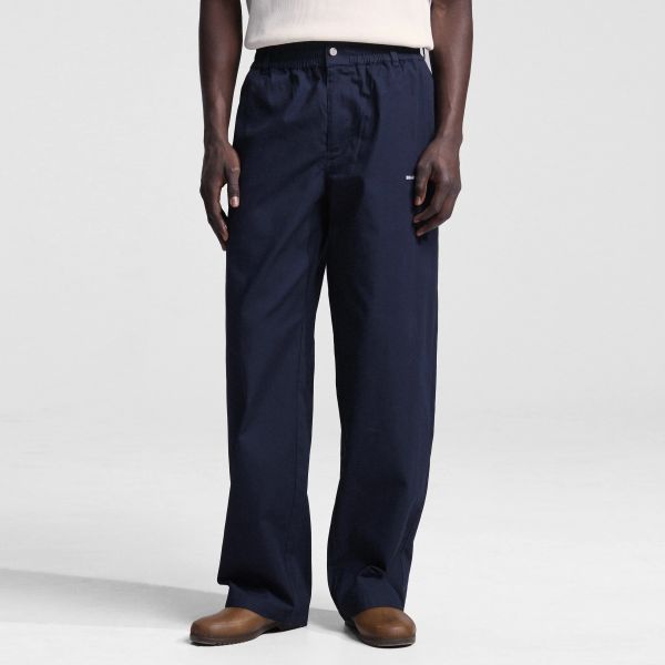 Bram's Fruit Ripstop Text Logo Broek Navy