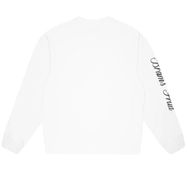 Bram’s Fruit Script Logo Longsleeve T-shirt Wit