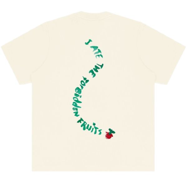 Bram’s Fruit Snake T-shirt Beige