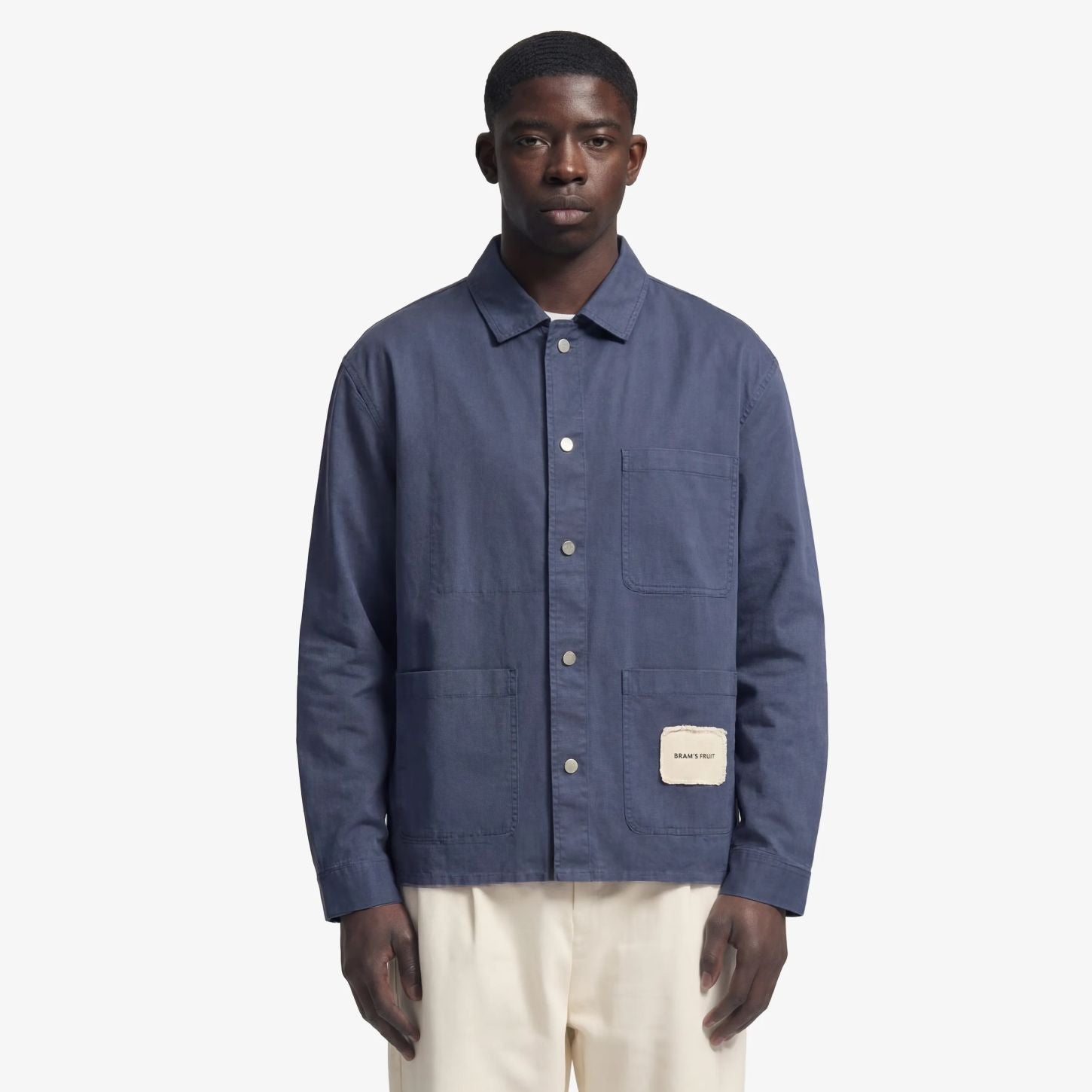 Bram’s Fruit Chore Overshirt Donker Blauw