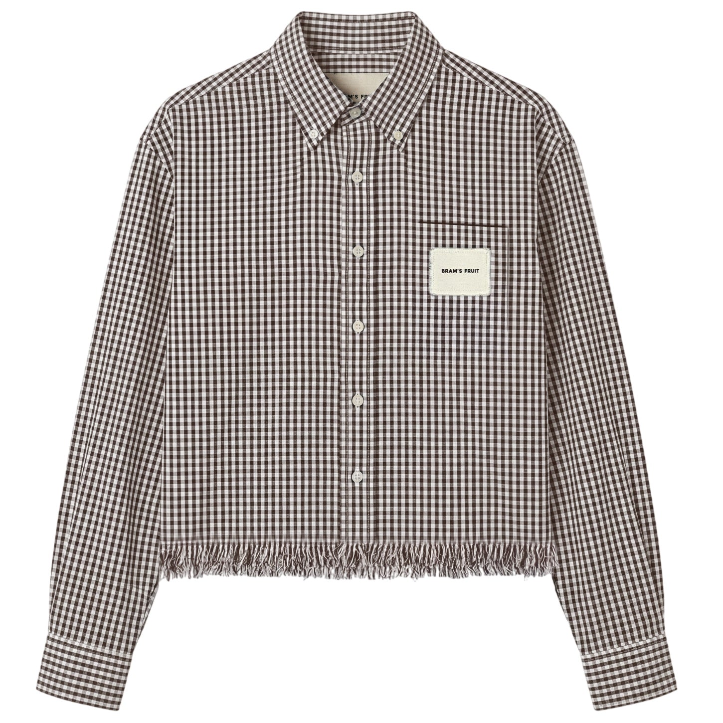 Bram’s Fruit Distressed Farmer's Overhemd Bruin