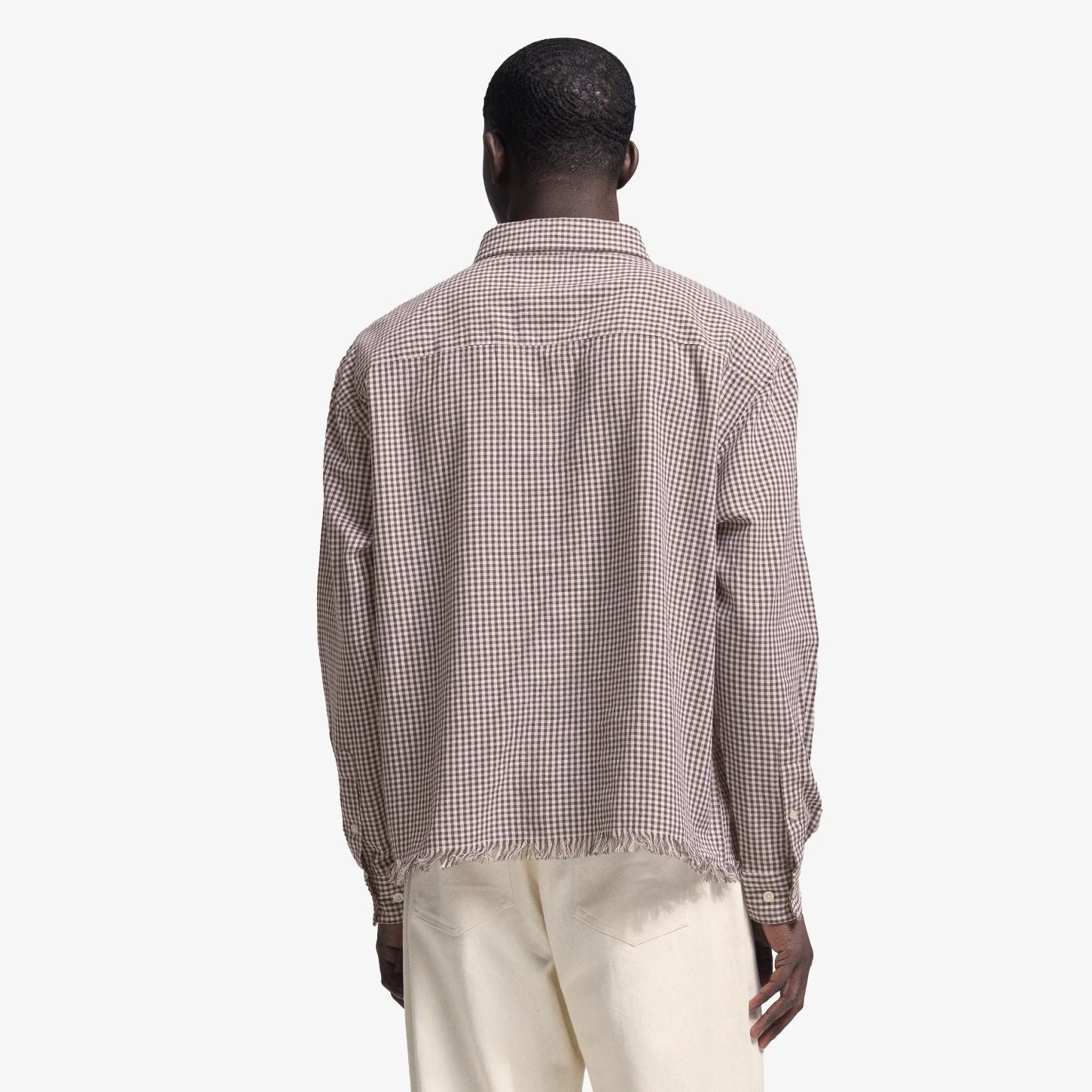 Bram’s Fruit Distressed Farmer's Overhemd Bruin