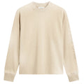 Bram’s Fruit Distressed Script Logo Longsleeve T-shirt Beige