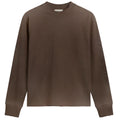 Bram’s Fruit Distressed Script Logo Longsleeve T-shirt Bruin