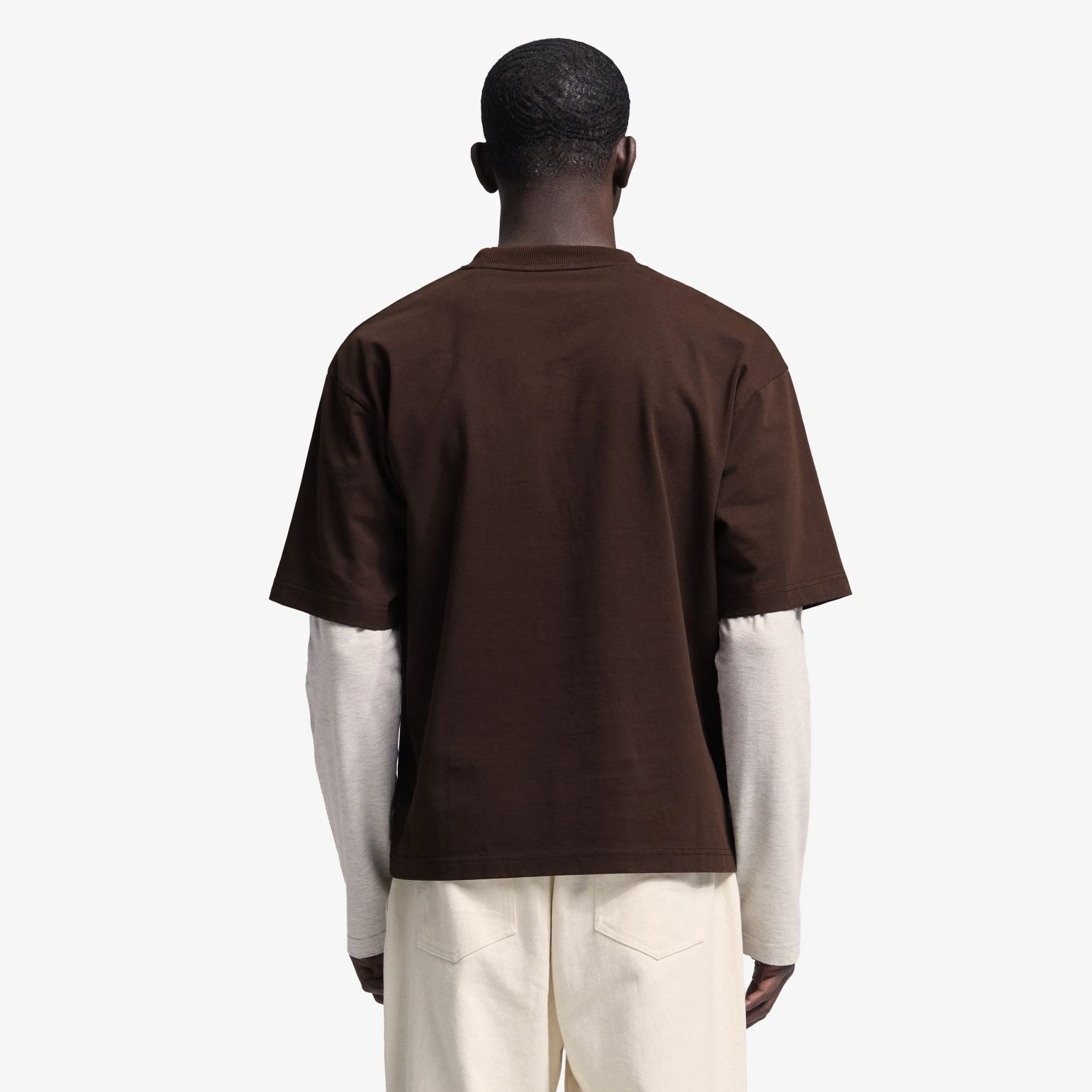 Bram’s Fruit Double Layer Longsleeve T-shirt Bruin