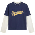 Bram’s Fruit Double Layer Longsleeve T-shirt Donker Blauw