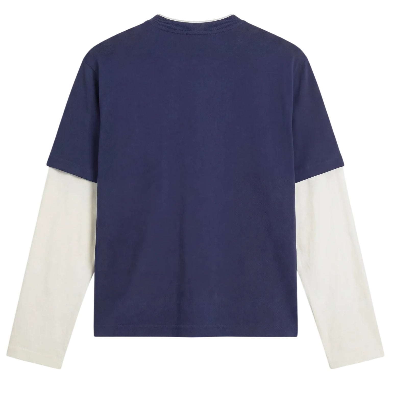 Bram’s Fruit Double Layer Longsleeve T-shirt Donker Blauw