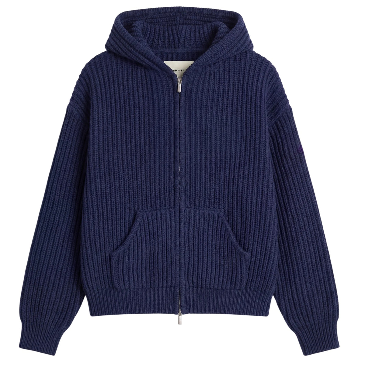Bram’s Fruit Fisherman Knitted Vest Donker Blauw