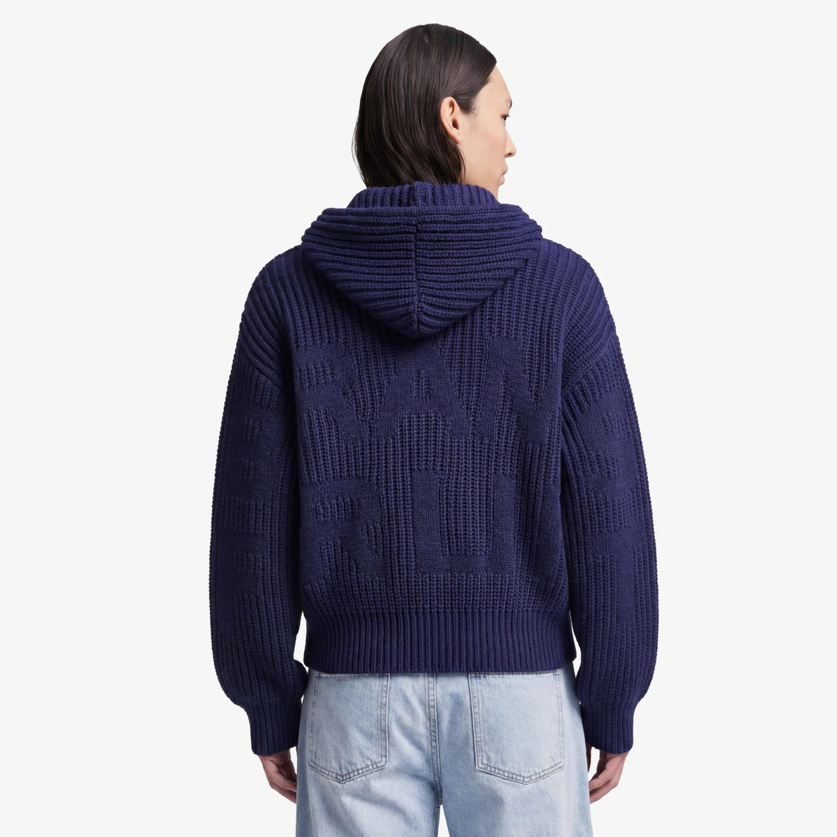 Bram’s Fruit Fisherman Knitted Vest Donker Blauw