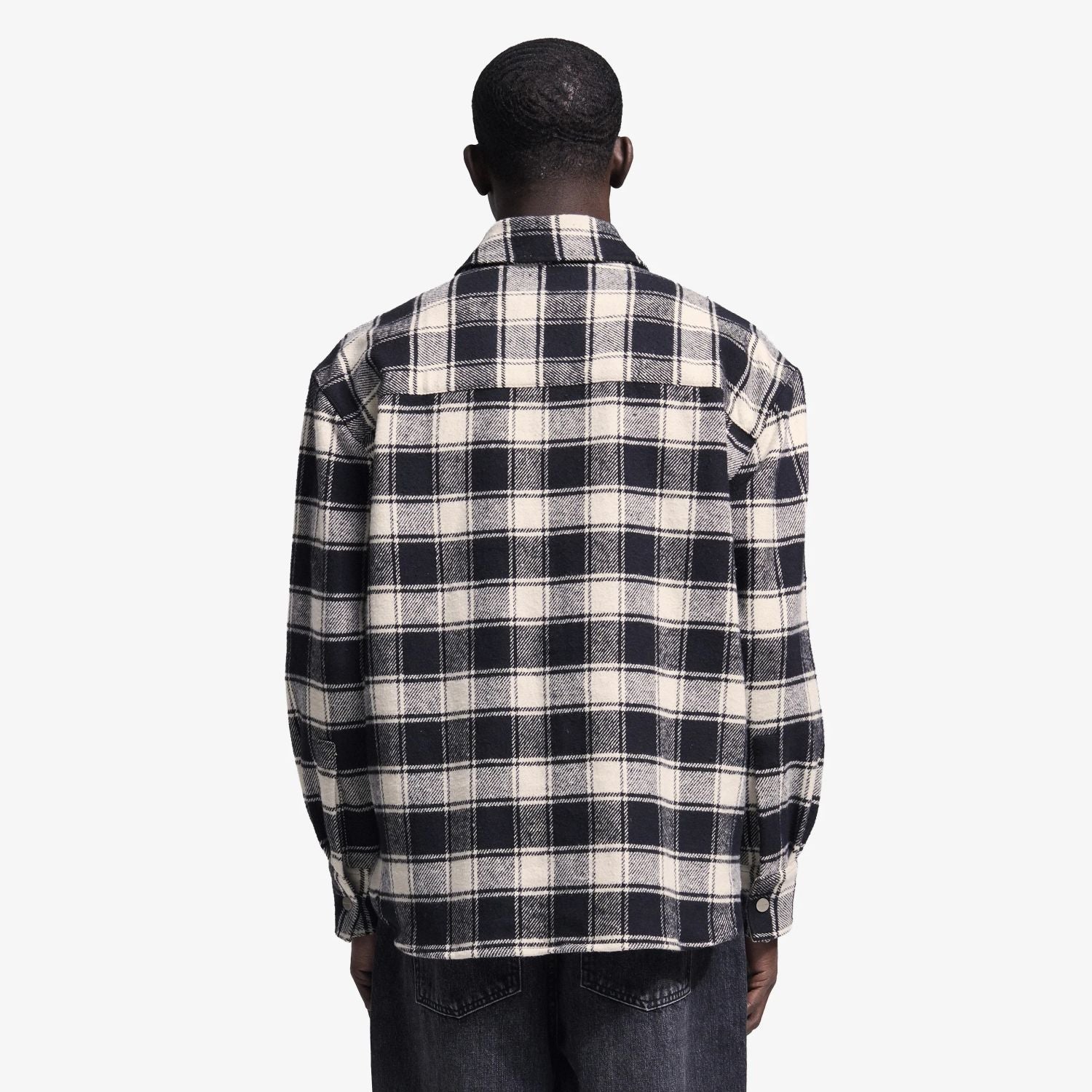 Bram’s Fruit Flanel Overshirt Zwart
