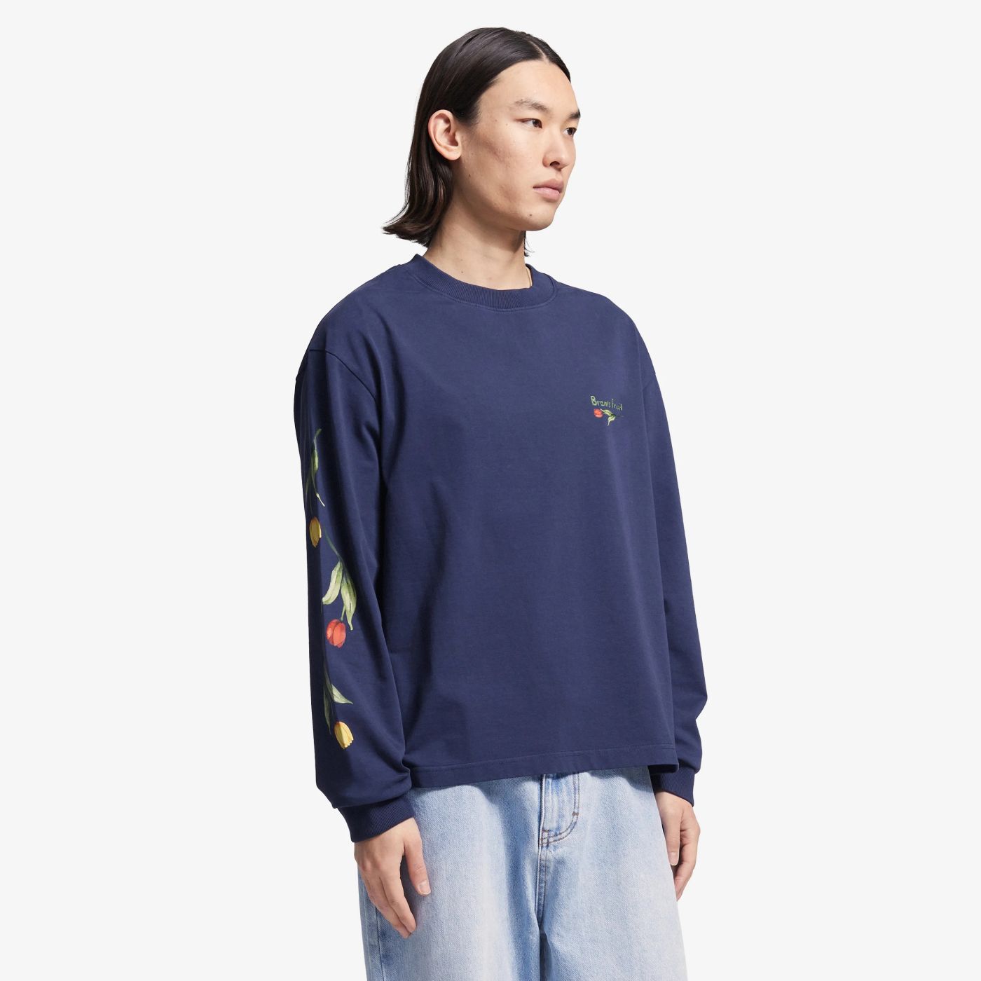 Bram’s Fruit Flora 2.0 Longsleeve T-shirt Donker Blauw