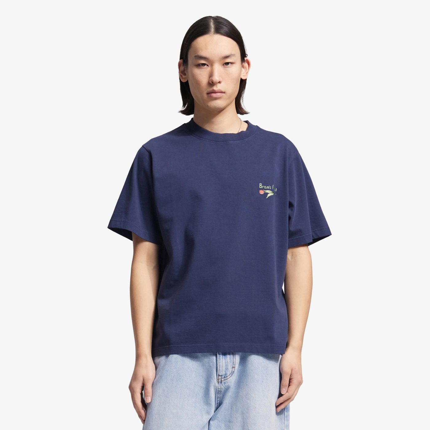 Bram’s Fruit Flora 2.0 T-shirt Donker blauw